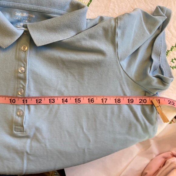 Croft & Barrow Polo Shirt XL Blue - Picture 6 of 8